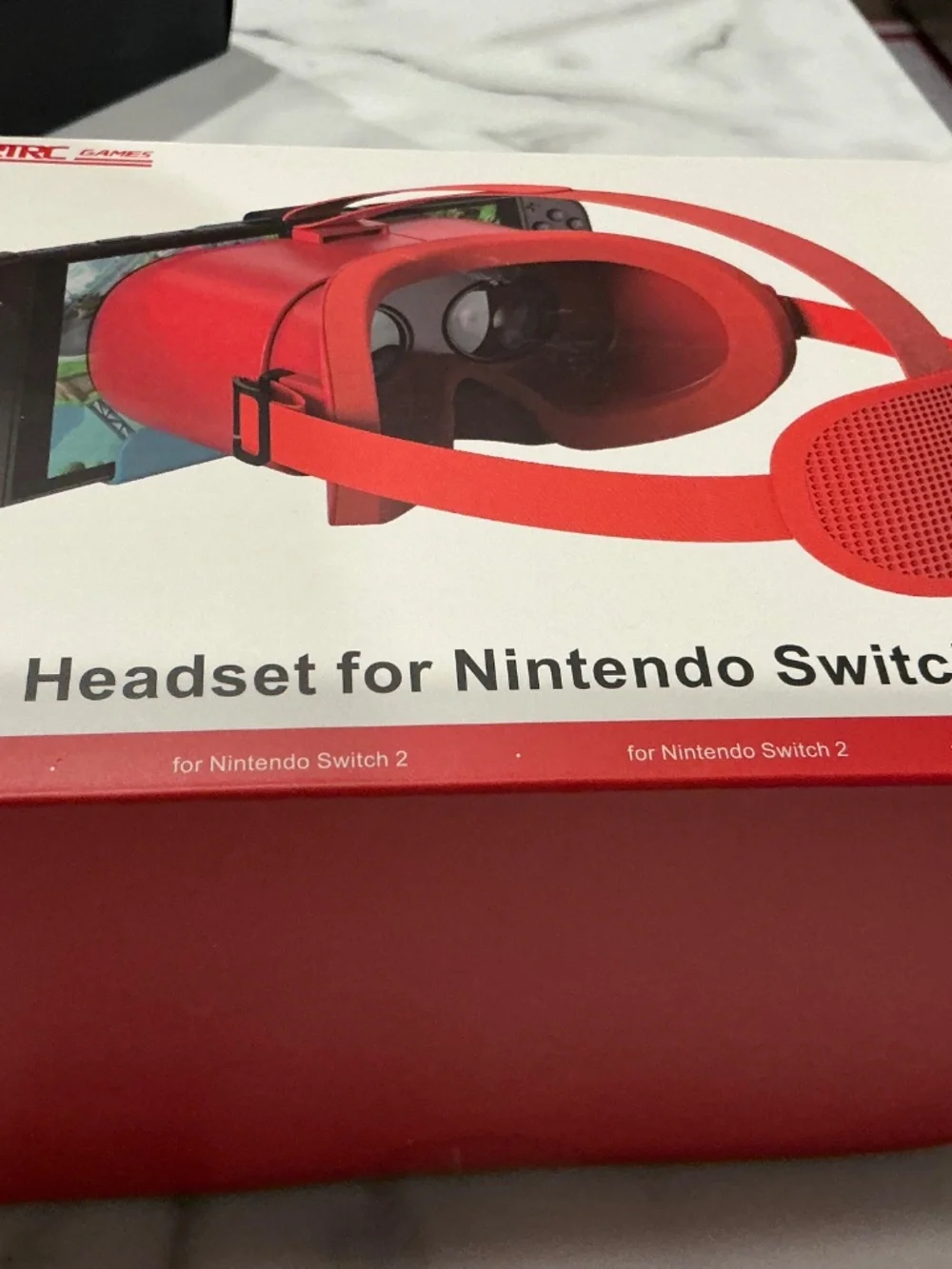 STARTRC GAMES VR Headset for Nintendo Switch, plus STARTRC GAME CASE